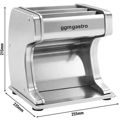 GGM Gastro Elektrische Nudelmaschine - 70 Watt - 7-stufige Teigdickeneinstellung