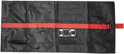 Bandenhoezen Set - Wielhoezen Opslag - Banden Beschermen - PU-gecoate Buitenkant - 19-23 Inch - Zilver Rood