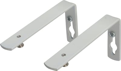 2 Steunen 10cm Wit Rail PLUS/U-Luxe