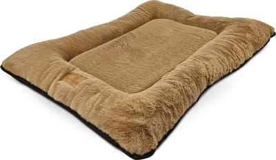 Topmast Soft Pluche Benchmat - Comfort Benchkussen - Beige - XL - 107 x 71 x 9 cm - Voor Honden - Hondenkussen
