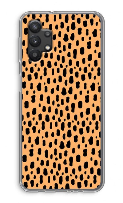 Case Company® - Hoesje geschikt voor Samsung Galaxy A32 5G hoesje - Panter - Soft Cover Telefoonhoesje - Bescherming aan alle Kanten en Schermrand
