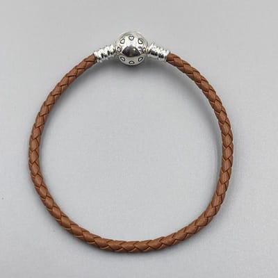 Origineel Leer Slangenketting Armband Veilige Hartsluiting Kralen Bedels Bangles Voor Vrouwen Meisjes DIY Sieraden Maken Pasvorm 15CM gray