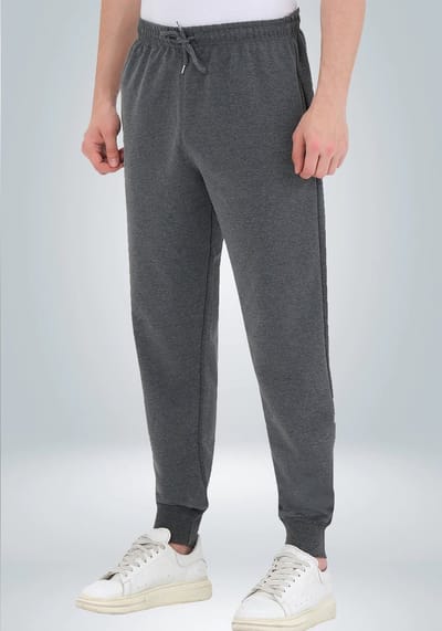 Smith & Solo joggingbroek heren - lang tapered fit volwassenen - Antraciet S