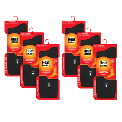 Heat Holders - 6 paar originele dikke winterthermo sokken voor dames
