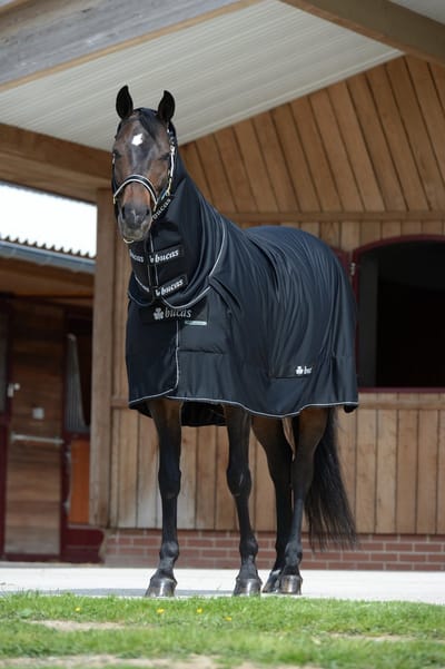Outdoor paardendeken met halsbedekking Bucas Shamrock Power