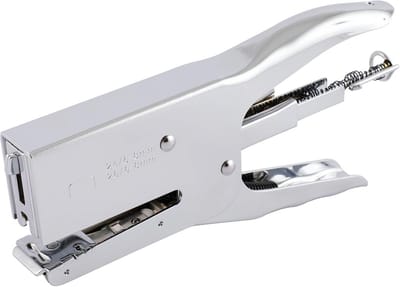 Niettang Metaal Chroom Zilver voor 1/4, 5/16, 24/6, 24/8, 26/6 en 26/8 Niet Capaciteit 50 Vellen