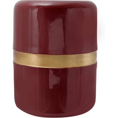 Hearthome & Living - Bijzettafel Matilda - Rood - 36x36x47cm (LxBxH)