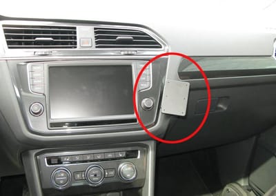 Brodit ProClip houder geschikt voor Volkswagen Tiguan 2017-2024 Angled mount