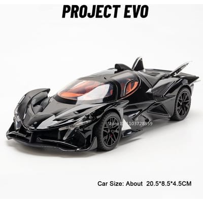 1:24 Apollo Ie Evo Voitures de Sport Modèles Jouets Alliage Moulé Sous Pression Mini Supercars Son Lumière Portes Ouvertes Tirer en Arrière Pour Enfants Cadeaux