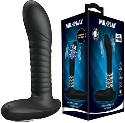 Prostaatmassageur met Rotatie en Vibratie