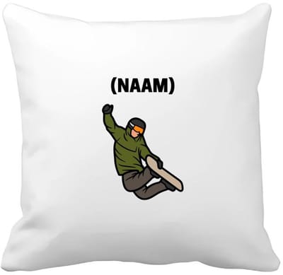 Akyol - snowboard met eigen naam Kussen hoes - Snowboarden - snowboarders - wintersport - 40 bij 40 cm