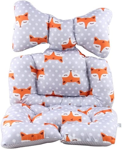 Universeel Hoofd- en Lichaamsondersteuningskussen voor Kinderwagen en Autostoel