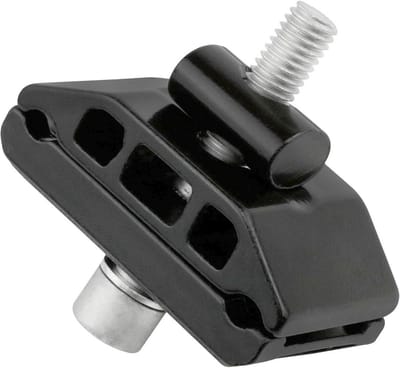 Stevige Aluminium Zadelpenkop voor Mountainbike (Zwart)