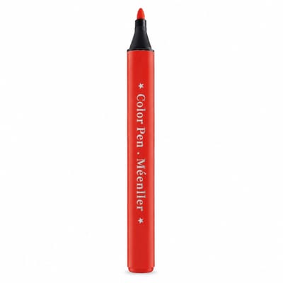 Wasbare aquarelstift voor kinderen - enkele middelrode stift - grote inktcapaciteit - voor tekenen - basisverpakking