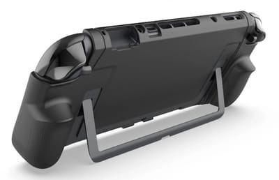 Grip TPU Bescherm-Skin Hoes Cover geschikt voor Nintendo Switch 2 - Zwart