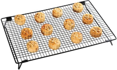 Bakrek - Koelrek - Bakken en Koelen - Stevig Carbon Staal - Diverse Maten - Zwart