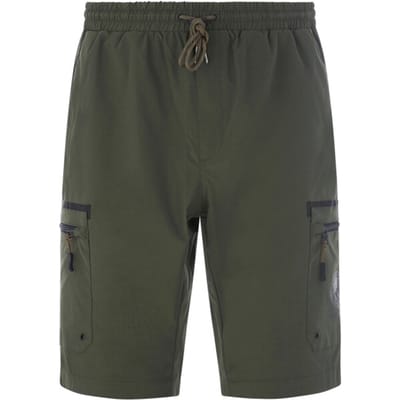 Jan Vanderstorm herren Cargobermuda - 56 - olijf - Plus Size