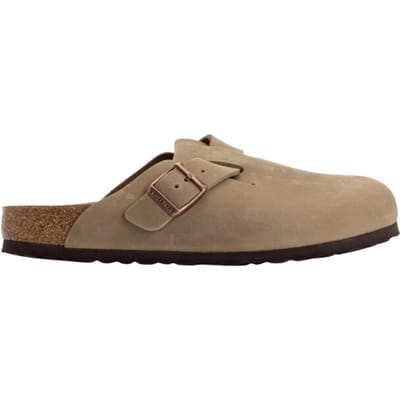 Birkenstock - Boston Bruin Smal Voetbed Unisex Instapper - Maat 38