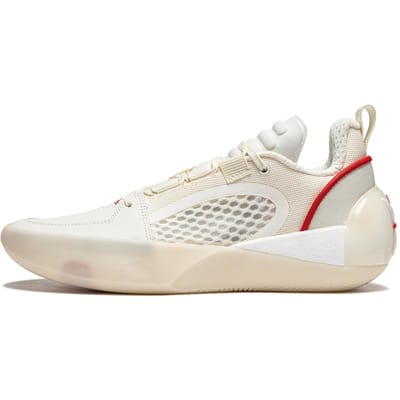 Li-Ning Way of Wade All City 12 Encore 305 Heren Sneakers Crèmewit Rood ABAU029-1 41⅔ white