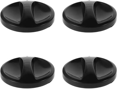 Timerknoppen Snelkookpan - Vervangingsknoppen Deksel - Koken in Keuken - Universele Pasvorm - 47mm Diameter - Zwart