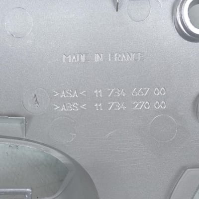 Écope gauche gris pour scooter Peugeot 50 Speedfight 734270TV 1173466700 Neuf