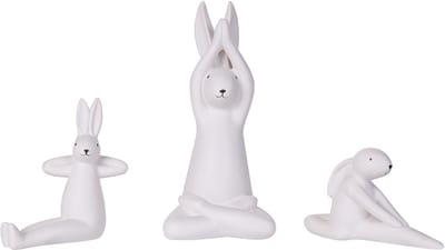BREST - Decofiguur - Wit - Keramiek