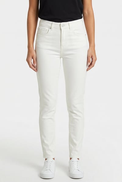 Lois Celia White Denim White Dye Size: W25L32 | Skinny Outlet | Dames | Wit