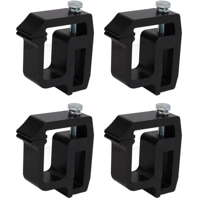 Montageklemmen voor vrachtwagenkap topper aluminium vervanging voor CHEVY Silverado Sierra 1500 2500 3500 black