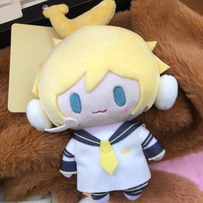 Poupées en peluche Hatsune Miku Jouets Kagamine Len Rin Porte-clés Sac à dos Mignonnes Poupées en peluche Collection Modèle Ornement Jouet Cadeau pour filles