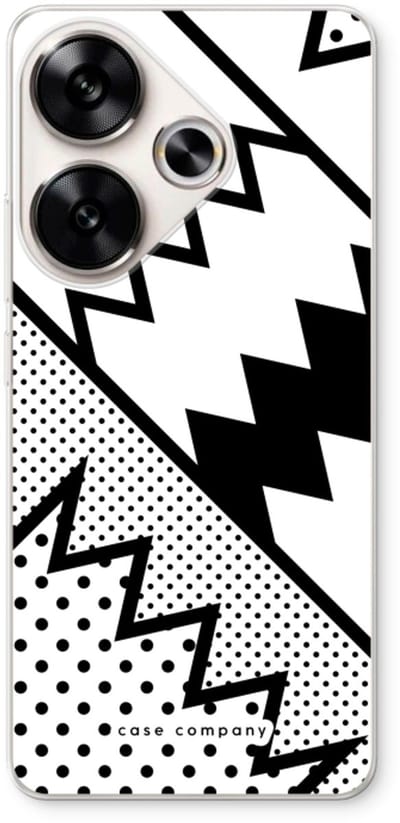 Case Company® - Hoesje geschikt voor Xiaomi Poco F6 hoesje - Pop Art #5 - Soft Cover Telefoonhoesje - Bescherming aan alle Kanten en Schermrand