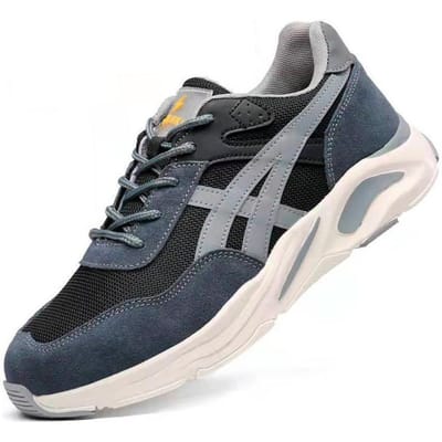 Heren Dames Werklaarzen Onverwoestbare Veiligheidsschoenen Heren Stalen Neus Schoenen Prikbestendige Werksneakers Volwassen Mesh Werkschoenen Licht 38