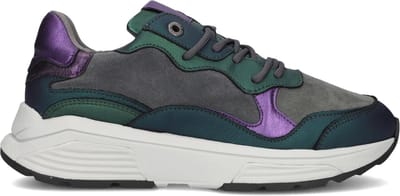 Xsensible Rainbow Sneakers - Leer - Dames - Groen - Maat 38