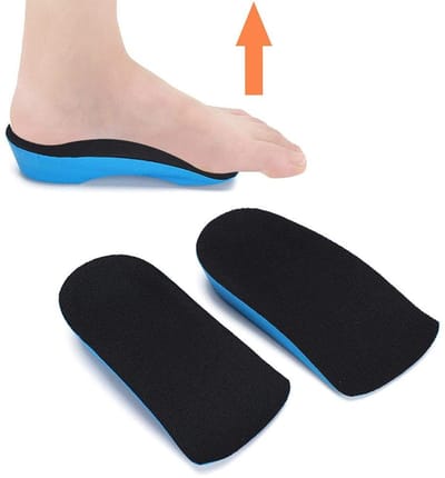 Dailygoods- Inlegzolen Verhoogd - Zweetabsorberend PU-Materiaal - Ademend - Schokabsorberend - Lichtgewicht - Comfortabel en Zacht - Verhogende Inlegzolen