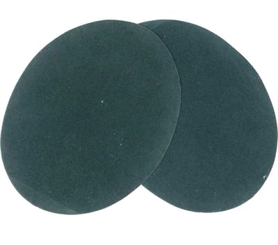 Knie Strijk Stukken Lappen Patches Donker Groen 11.3cm / 14.5 cm / Donker Groen