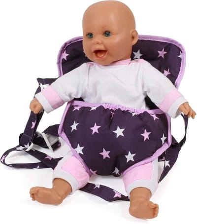 Poppendrager voor Baby-Poppen met Verstelbare Banden | Leuk Poppenaccessoire