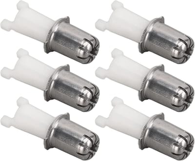 Neushaartrimmer Koppen - Vervangende Trimkoppen - Nauwkeurig Scheren - Perfecte Pasvorm - 10 stuks - Zilver