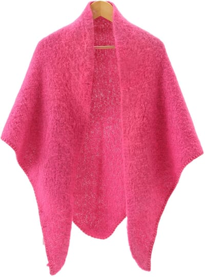 Emilie scarves - sjaal - wintersjaal - driehoek - fuchsia roze