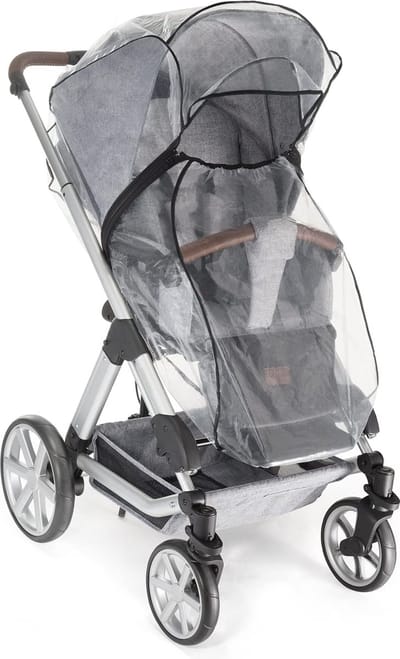 RainCover Classic - Regenbescherming voor Combi-kinderwagens met Ritssluiting