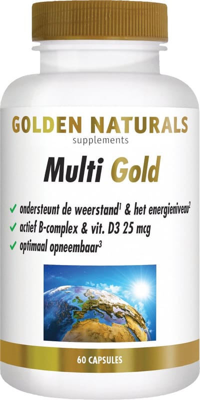 Golden Naturals Multi Gold capsules (60 vegetarische capsules)