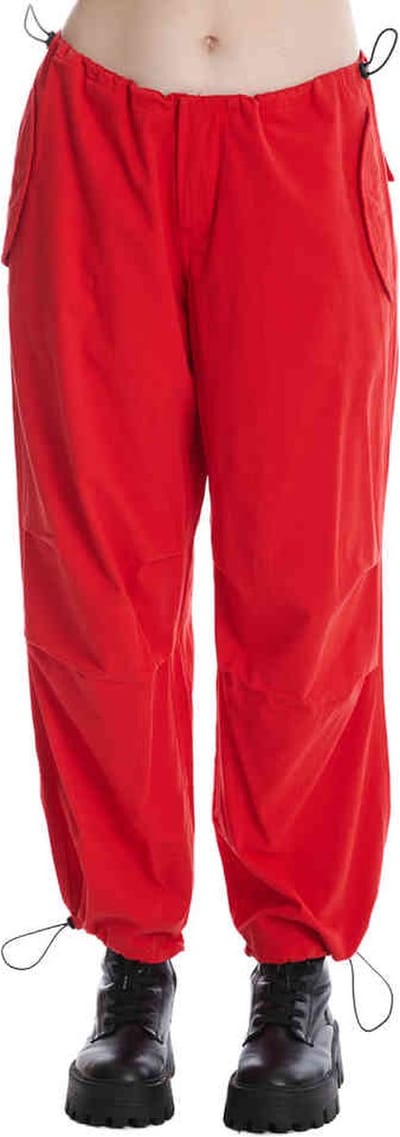Banned - Nyx Wijde broek - S - Rood