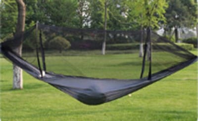 Kampeerhangmat met Klamboe - Kampeerhangmat Outdoor Hangmat - Ontspannen in de Natuur - Met Geïntegreerde Klamboe