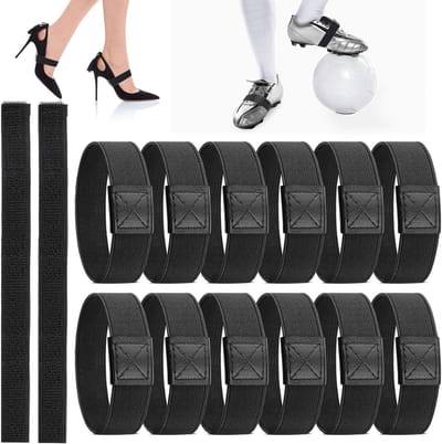 Elastische Laces Fixing Band voor Kinderen - Houders voor Voetbalschoenen, Sportkleding en High Heels - Set van 14 Stuks