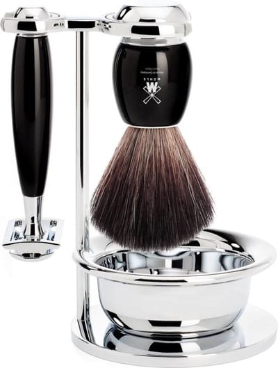 MÜHLE - Scheerset 4-delig -Vivo -Zwart