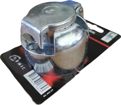 Stekkerdoos metaal - TRAILERSOCKET - AANHANGWAGEN - METAAL - 7 plug 7 pin - caravans, campertrailers sommige boottrailers