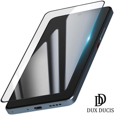 Dux Ducis, Screenprotector geschikt voor Realme GT 7 / 7T - Tempered Glass 9D & 2.5D, Transparant zwart