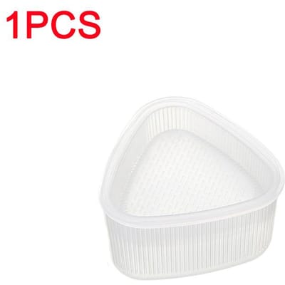 5-1 STKS DIY Sushi Vorm Driehoek Vorm Sushi Machine Vorm Sushi Tool Onigiri Rijstbal Bento Machine Vorm Keukenaccessoires white