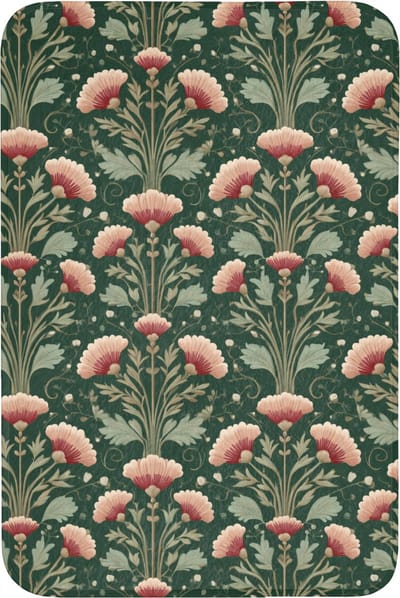 Badmat 60x90 cm - Antislip - Patroon - Botanisch - Kleurrijk - Badmatten voor badkamer - Badkamermat - Douchemat - Badkamer mat