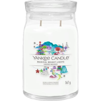 Yankee Candle - Magical Bright Lights Large Jar - tot 90 branduren - twee lonten