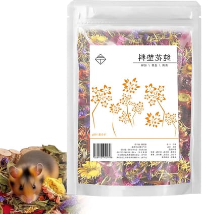 Bodembedekking Hamster - Knaagdier Strooisel - Habitat Verrijking - Natuurlijke Geurregulatie - 100 gram - Natuurlijk