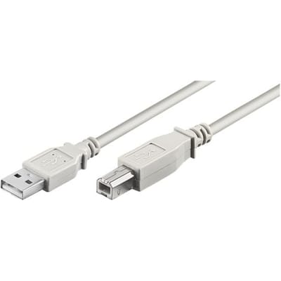 Pro USB-A  USB-B 2.0 - 5m - Grijs